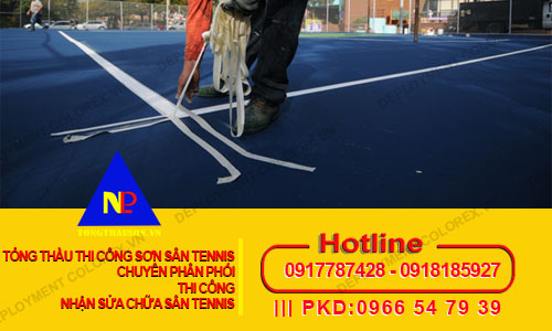 THI CÔNG SÂN TENNIS TIÊU CHUÂN QUỐC TẾ